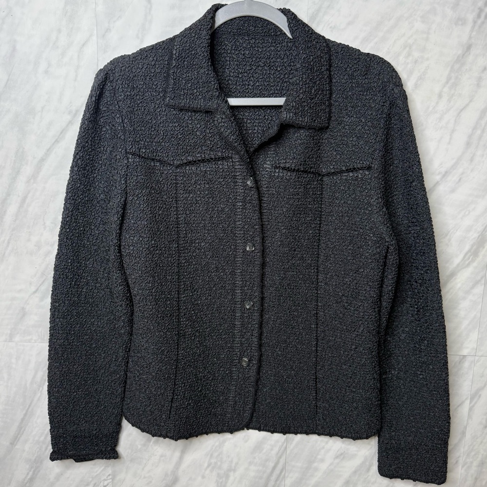 Vintage Evan Picone Ruffle Blazer Medium